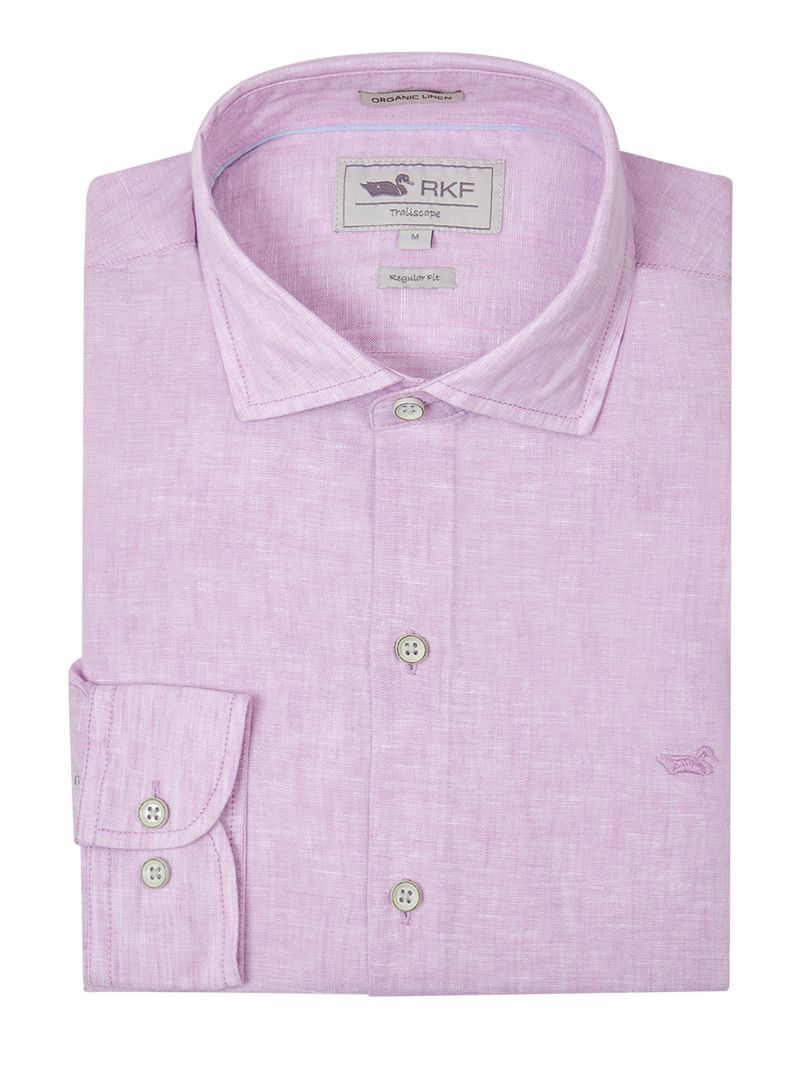 Camisa-Lino-Organico-Hombre-Linen-Lila-Rockford