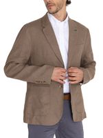 Chaqueta Lino Orgánico Hombre Amalfi Café Rockford
