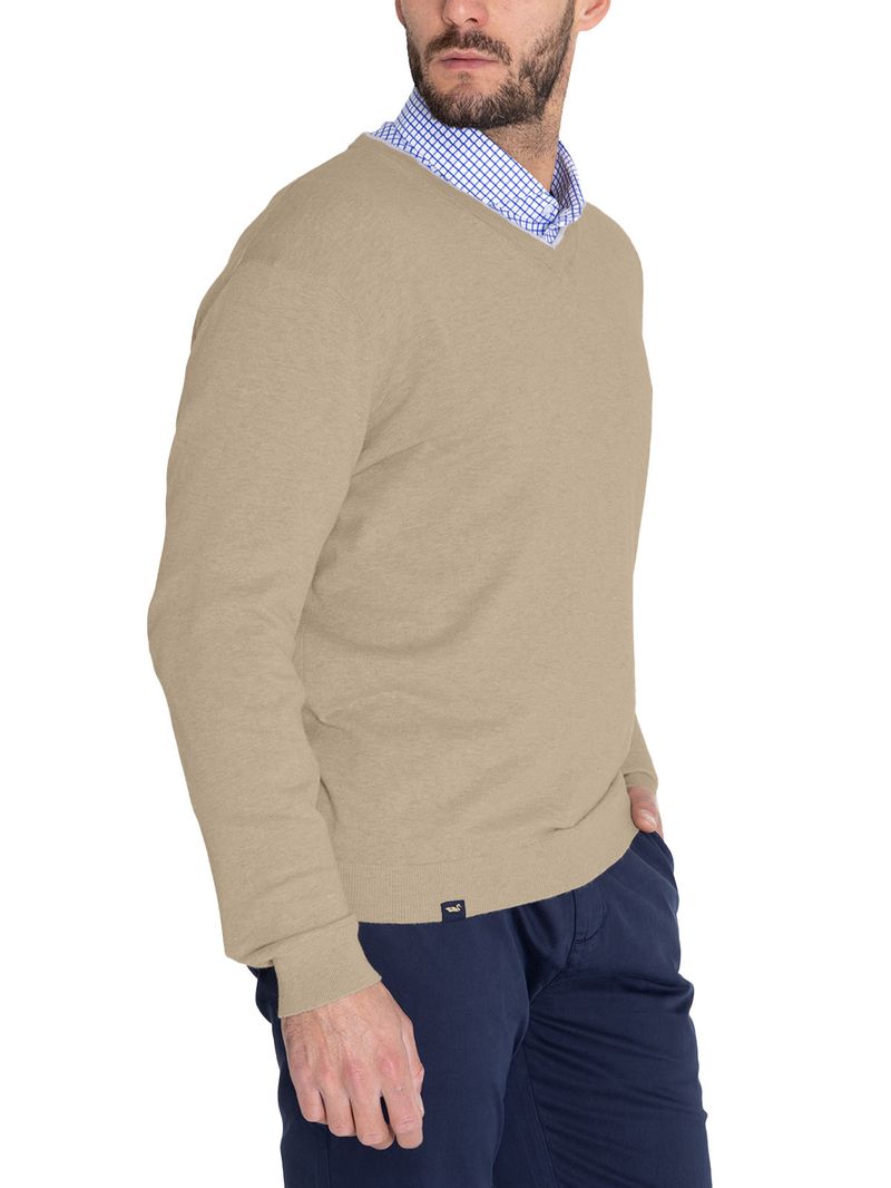 Sweater-Algodon-Organico-Hombre-Angri-V-Beige-Rockford
