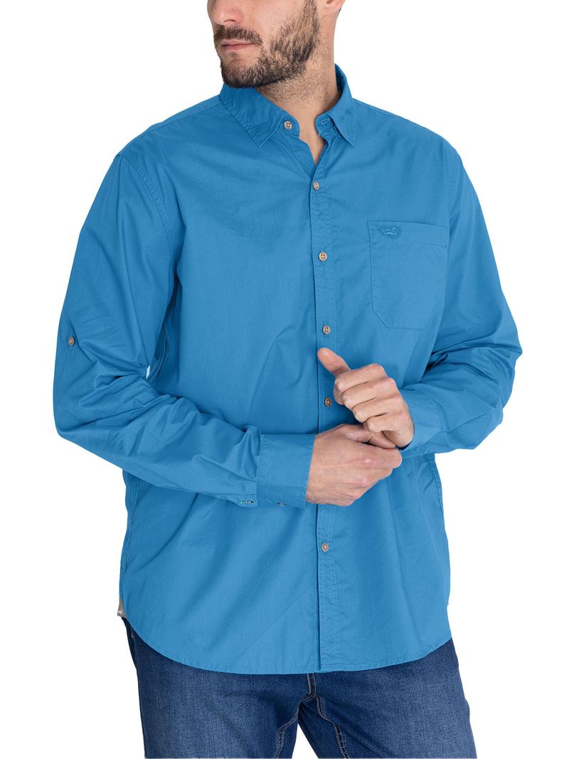 Camisa-Algodon-Organico-Hombre-Galiton-Azulino-Rockford