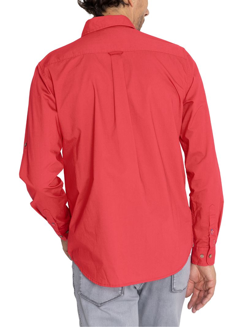 Camisa-Algodon-Organico-Hombre-Galiton-Rojo-Rockford