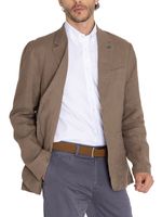 Chaqueta Lino Orgánico Hombre Amalfi Café Rockford