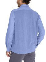 Camisa-Lino-Organico-Hombre-Linenpro-Azulino-Rockford