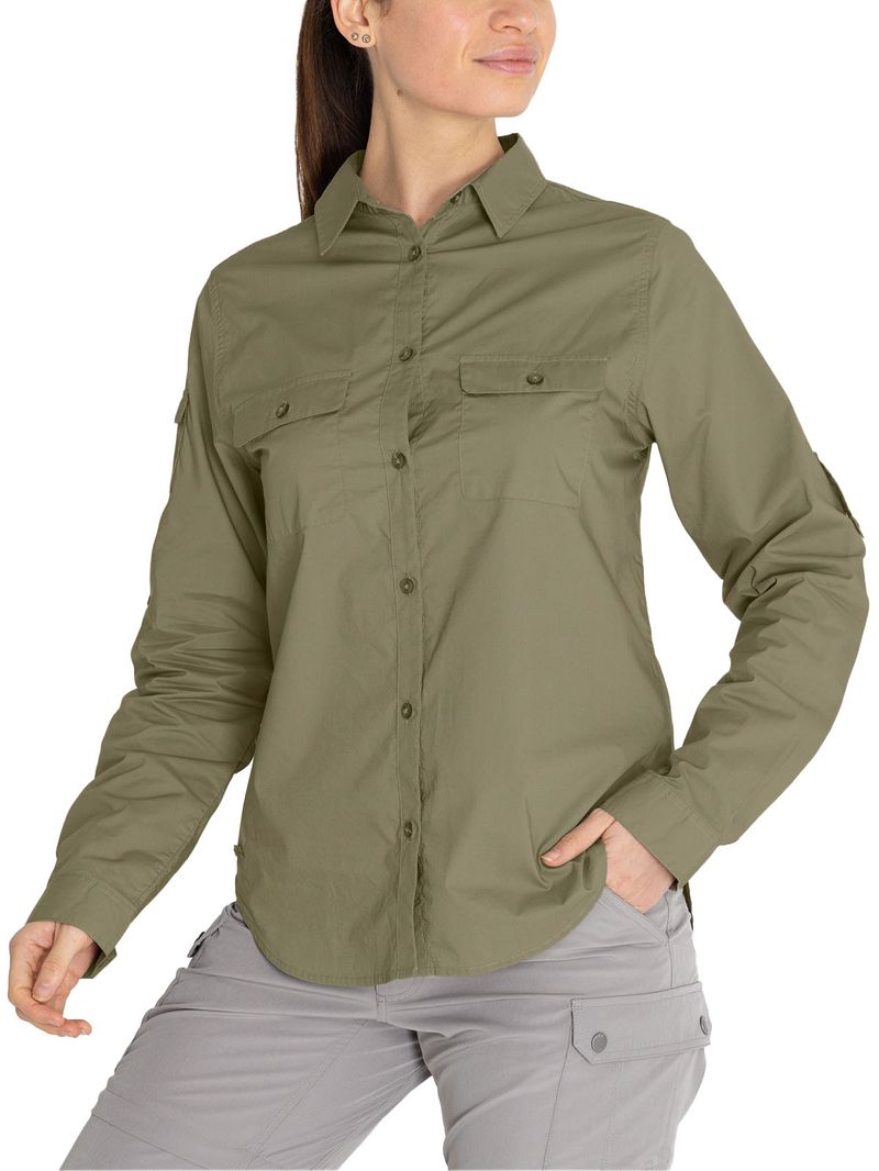 Blusa Algodón Orgánico Mujer Coop Oliva Rockford