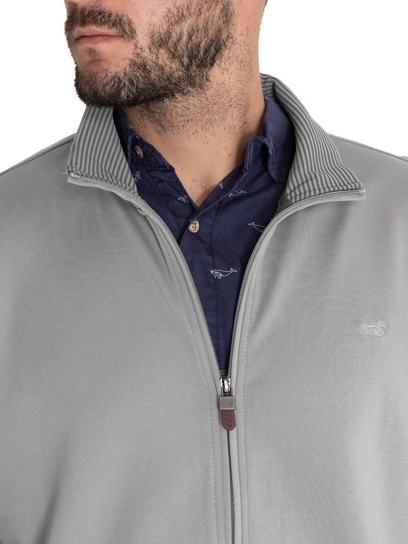 Polerón Algodón Orgánico Hombre Rimini Gris Rockford