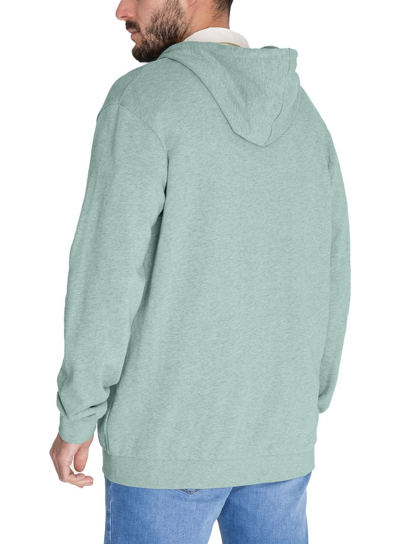 Polerón Algodón Orgánico Hombre Vico Verde Rockford