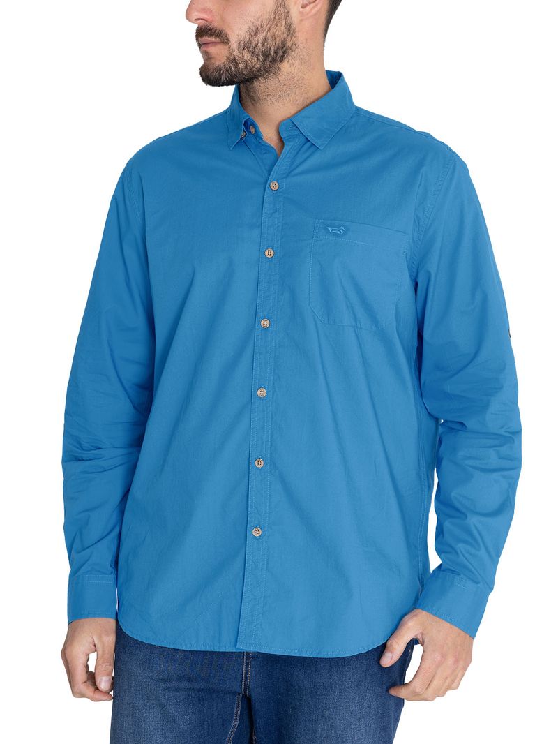 Camisa-Algodon-Organico-Hombre-Galiton-Azulino-Rockford