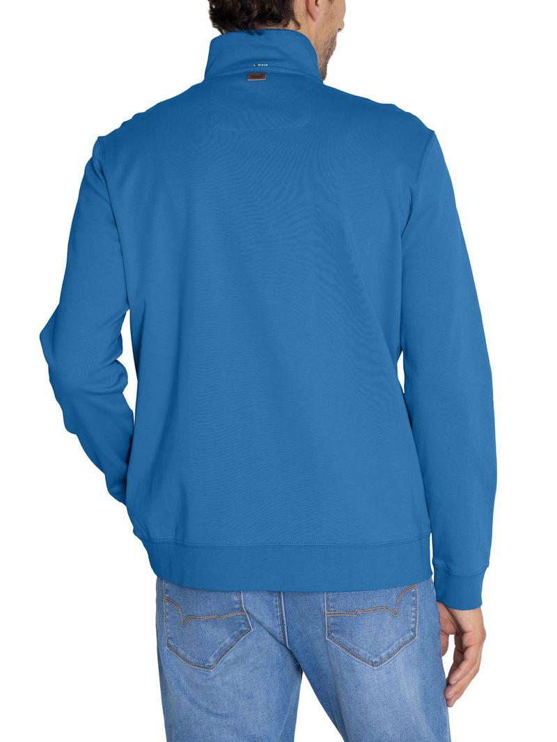 Polerón Algodón Orgánico Hombre Riminihalf Azul Rockford