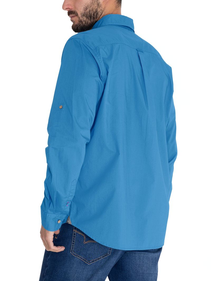 Camisa-Algodon-Organico-Hombre-Galiton-Azulino-Rockford