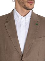Chaqueta Lino Orgánico Hombre Amalfi Café Rockford