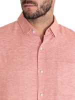 Camisa-Lino-Organico-Hombre-Linentex-Rojo-Rockford