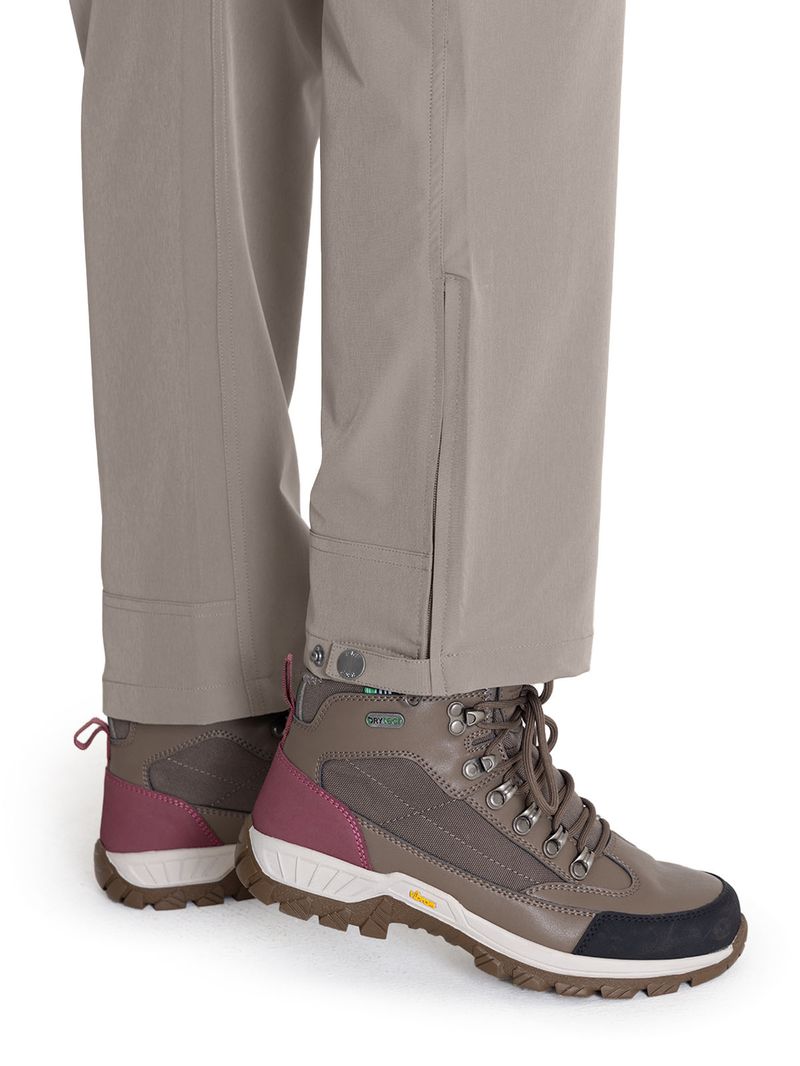 Pantalón Fibras Recicladas Mujer Desmontable Gris Rockford