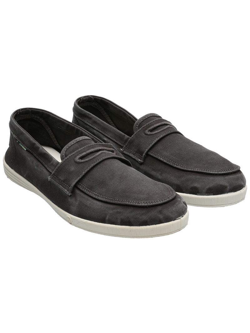 Mocasín Algodón Orgánico Hombre Mindil Azul Rockford