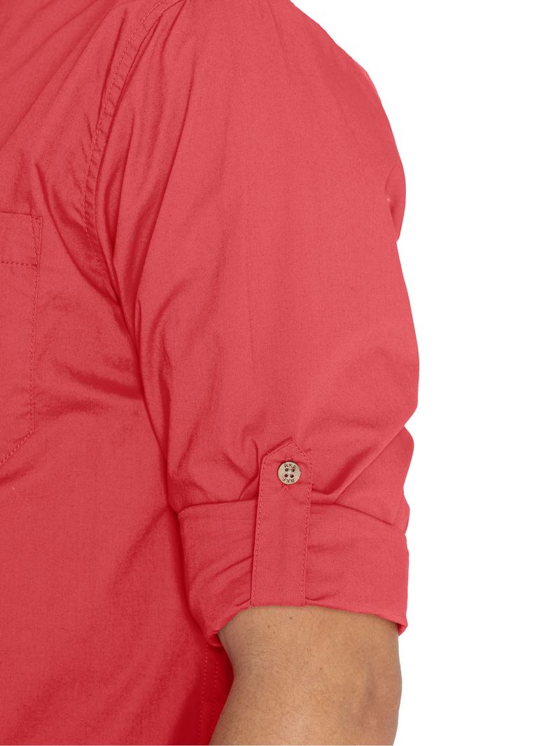 Camisa-Algodon-Organico-Hombre-Galiton-Rojo-Rockford