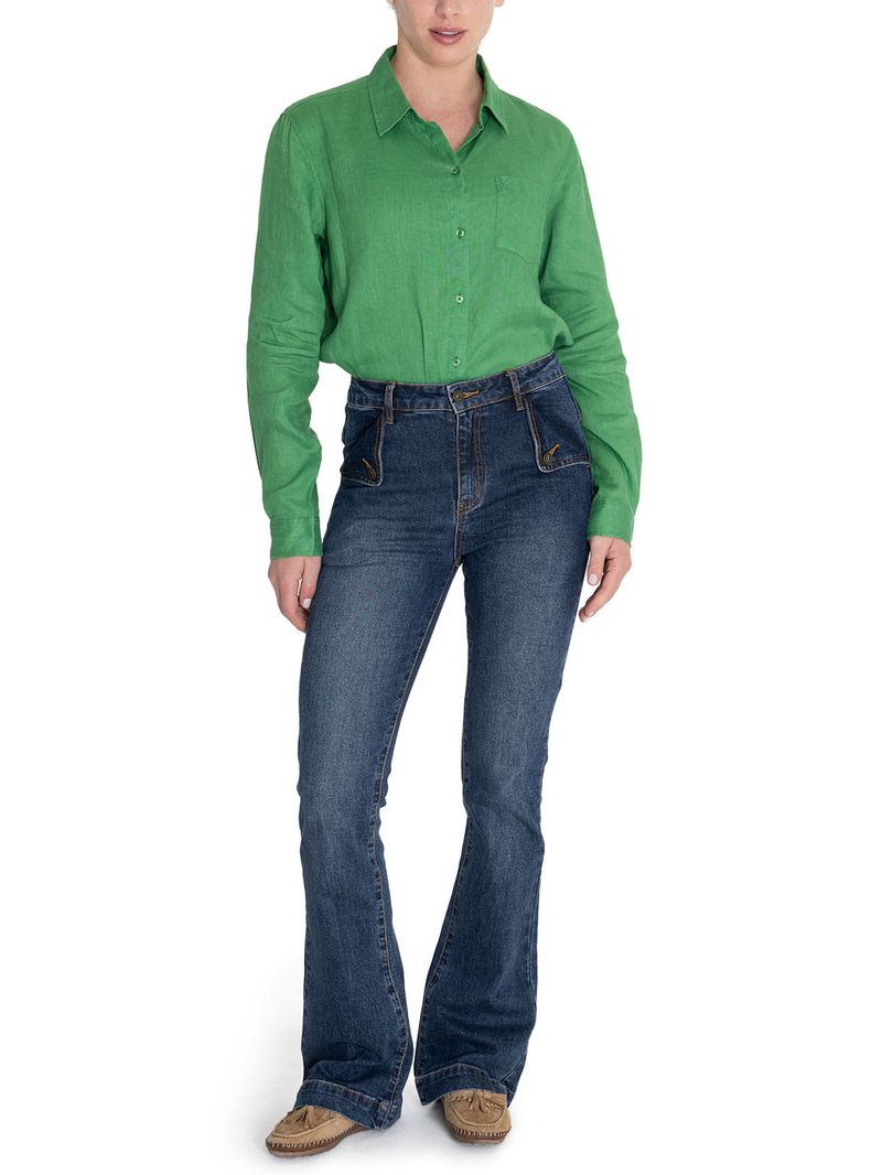 Jeans-Algodon-Organico-Mujer-Brick-Azul-Rockford