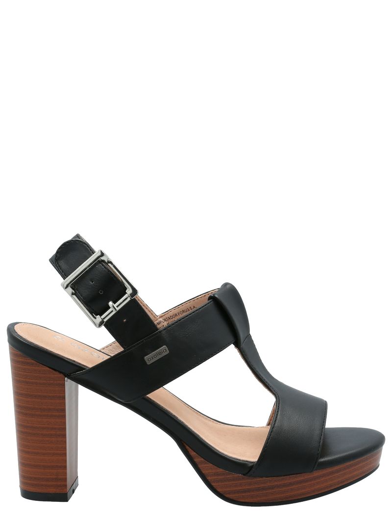 Sandalia Mujer Luciano Negro Azaleia