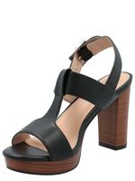 Sandalia Mujer Luciano Negro Azaleia