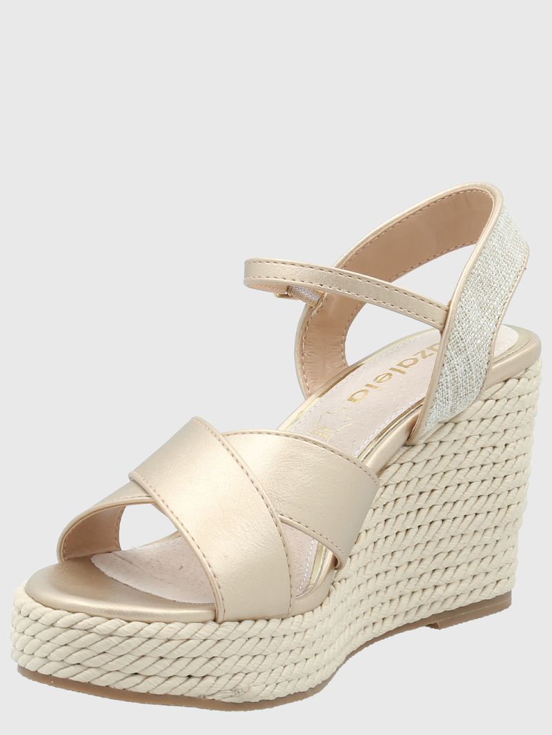 Sandalia Mujer Guido 3 Dorado Azaleia