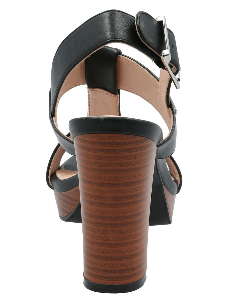 Sandalia Mujer Luciano Negro Azaleia