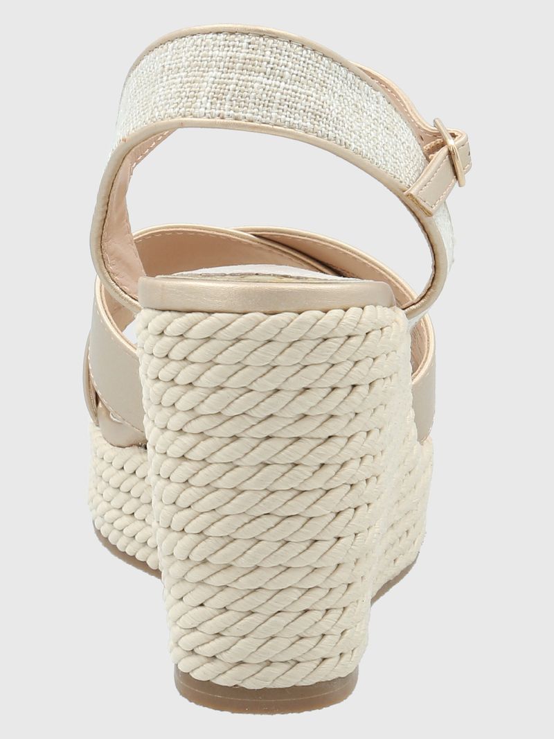 Sandalia Mujer Guido 3 Dorado Azaleia