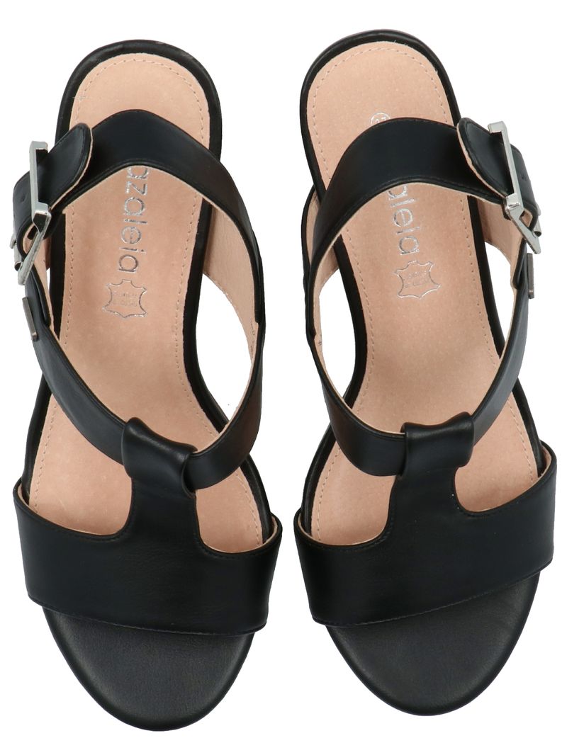 Sandalia Mujer Luciano Negro Azaleia