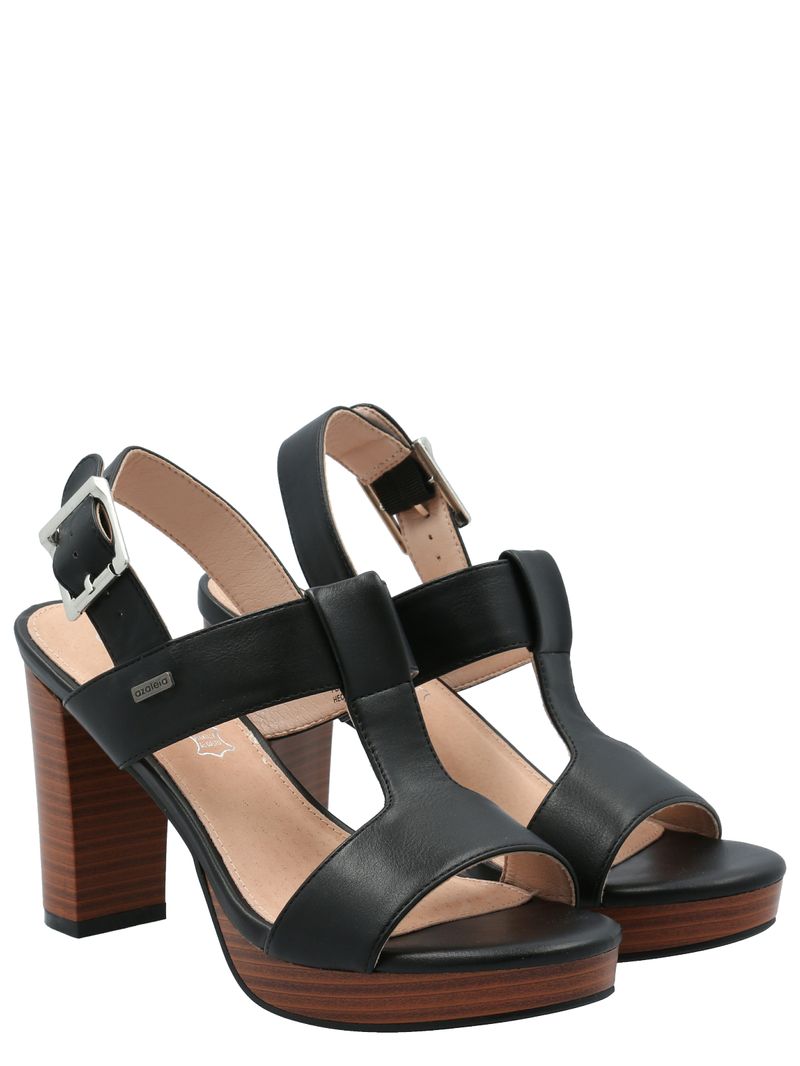 Sandalia Mujer Luciano Negro Azaleia