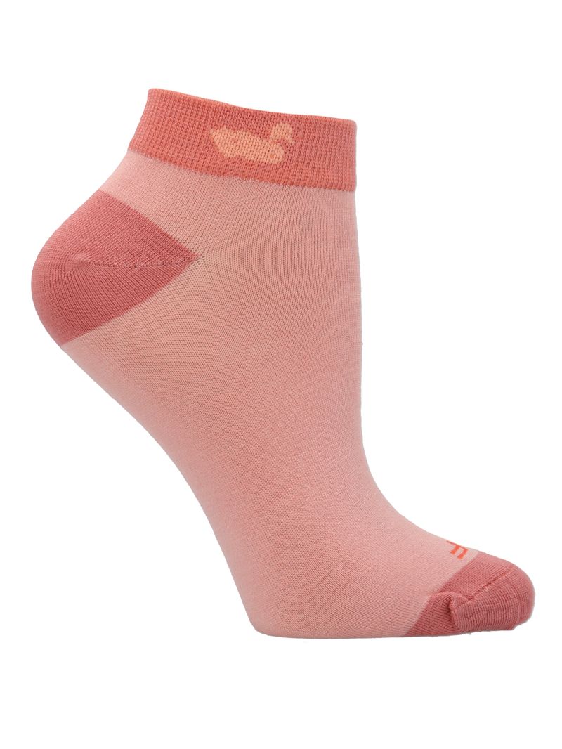 Calcetin-Bambu-Mujer-Ped-Plain-Rosado-Rockford