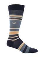 Calcetín Bambú Hombre Lg Stripes Azul Rockford