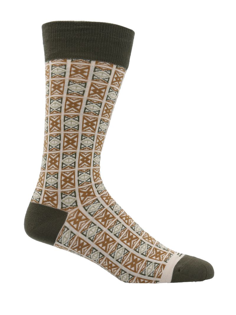 Calcetin-Bambu-Hombre-Design-Verde-Rockford