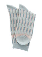 Calcetin-Bambu-Mujer-Blocks-Azul-Rockford