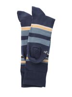 Calcetín Bambú Hombre Lg Stripes Azul Rockford