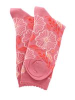 Calcetin-Bambu-Mujer-St-Flowers-Rosado-Rockford