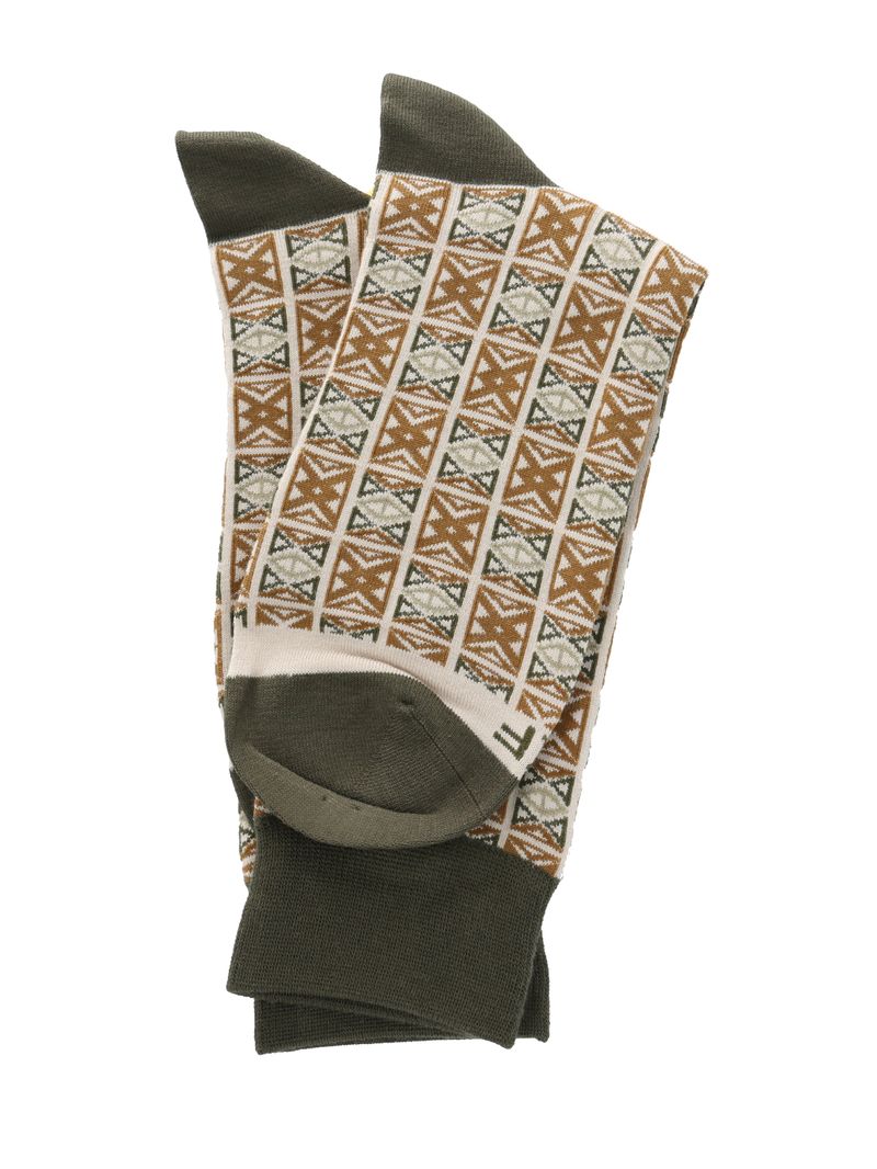 Calcetin-Bambu-Hombre-Design-Verde-Rockford