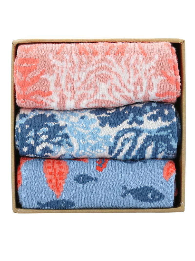 Calcetin-Bambu-Mujer-Packift-Cor-Multicolor-Rockford
