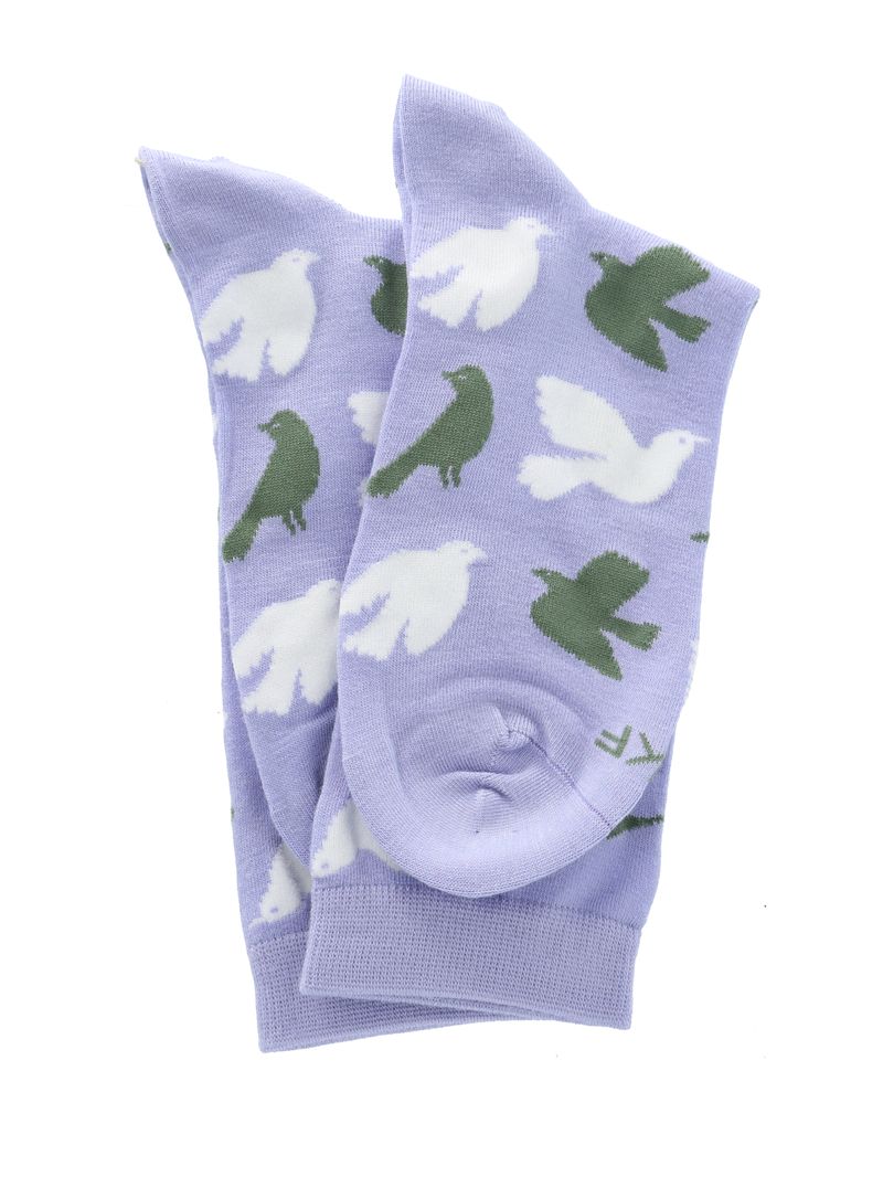 Calcetin-Bambu-Mujer-St-Birds-Lila-Rockford