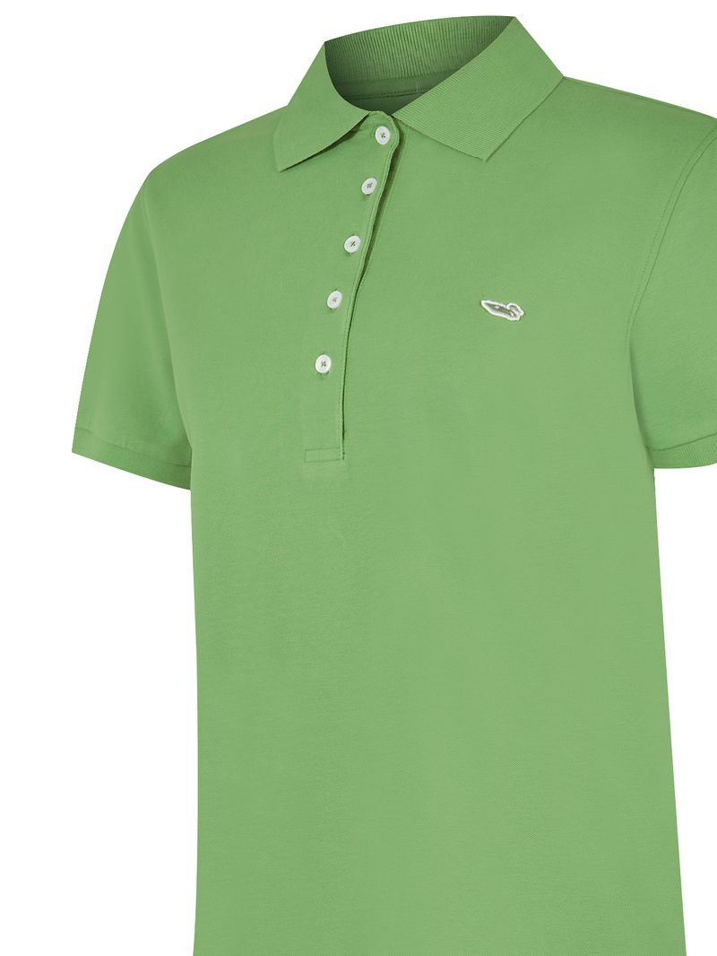 Polera Algodón Pima Mujer Sandie Verde Rockford