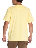 Polera Algodón Orgánico Hombre Basic Amarillo Rockford