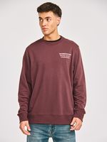 Poleron-Casual-Hombre-GRAPHIC-FRENCH-TERRY-CREWNECK-Burdeo-CAT