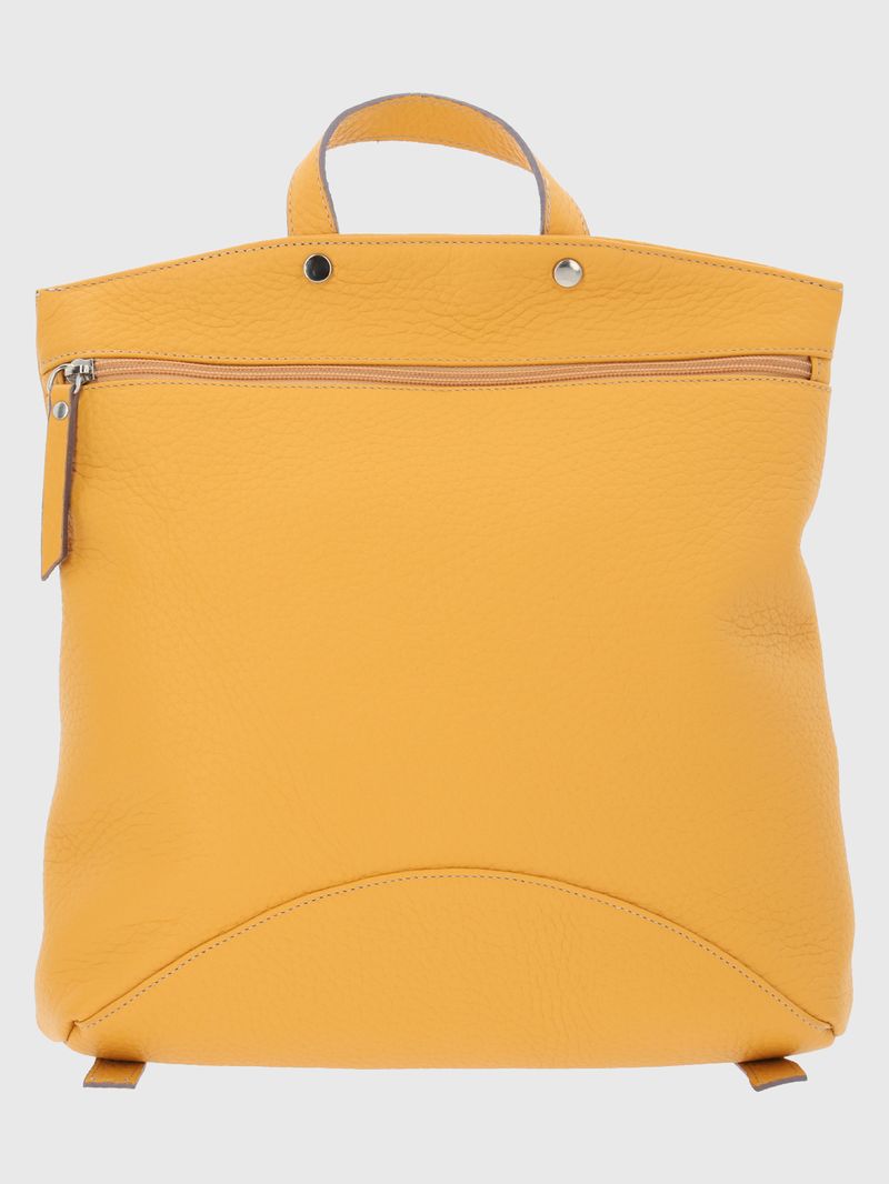 Mochila-Cuero-Mujer-Fiorella-Back-Amarillo-Hush-Puppies
