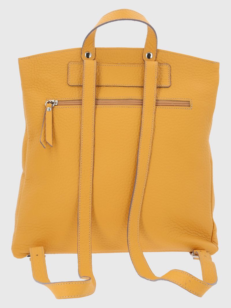 Mochila-Cuero-Mujer-Fiorella-Back-Amarillo-Hush-Puppies