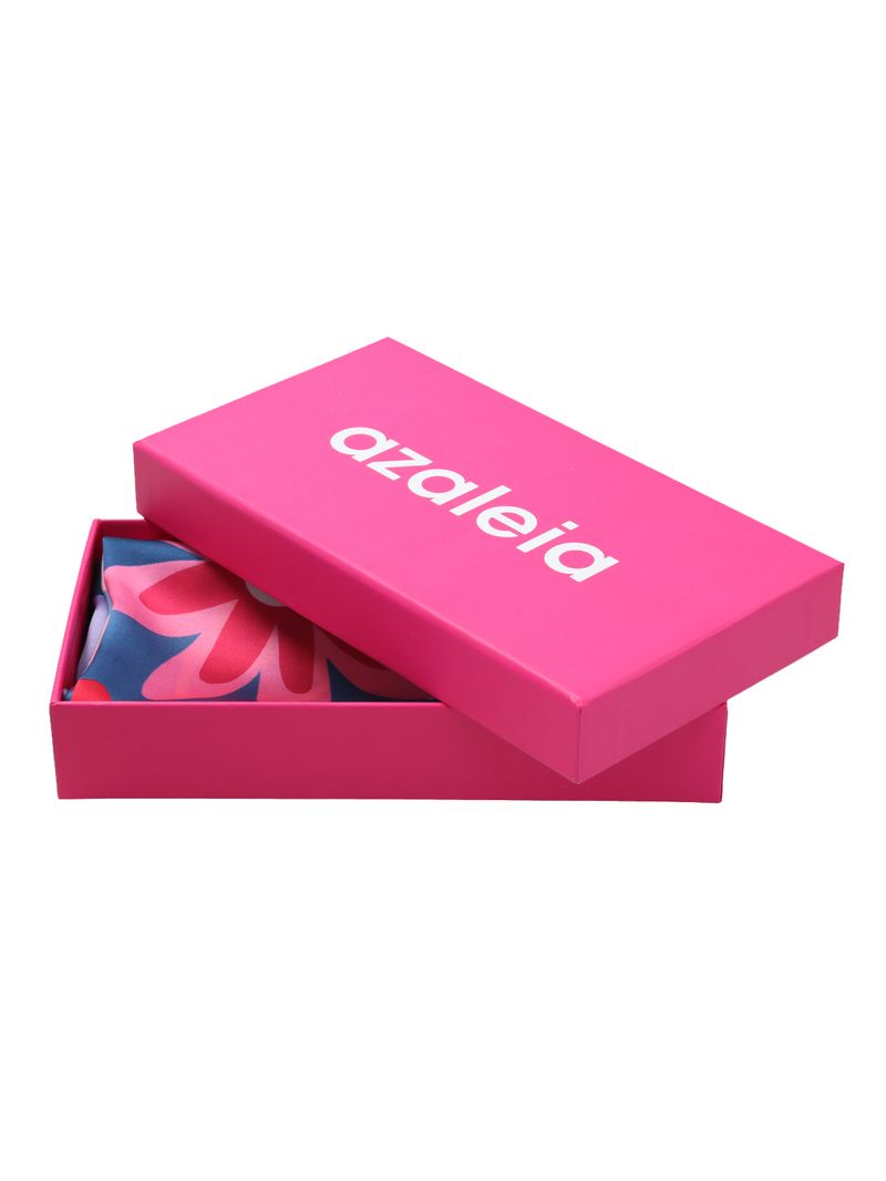 Pañuelo Flowers Scarf Azul Azaleia