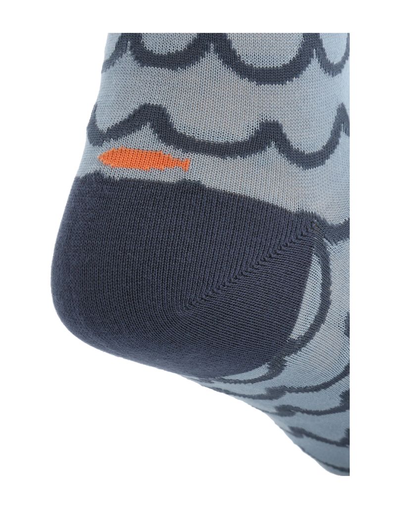 Calcetin-Bambu-Hombre-Waves-Azul-Rockford