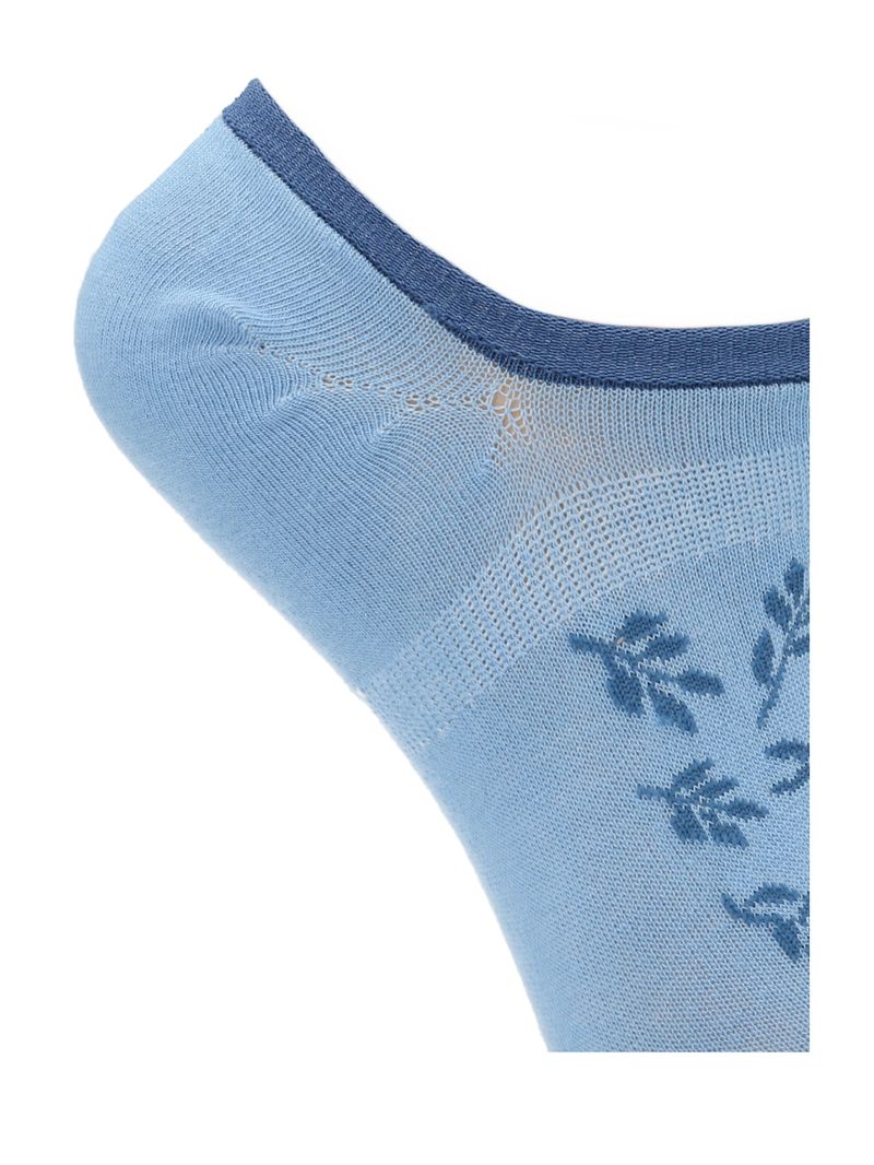 Calcetin-Bambu-Mujer-Inv-Leaves-Azul-Rockford