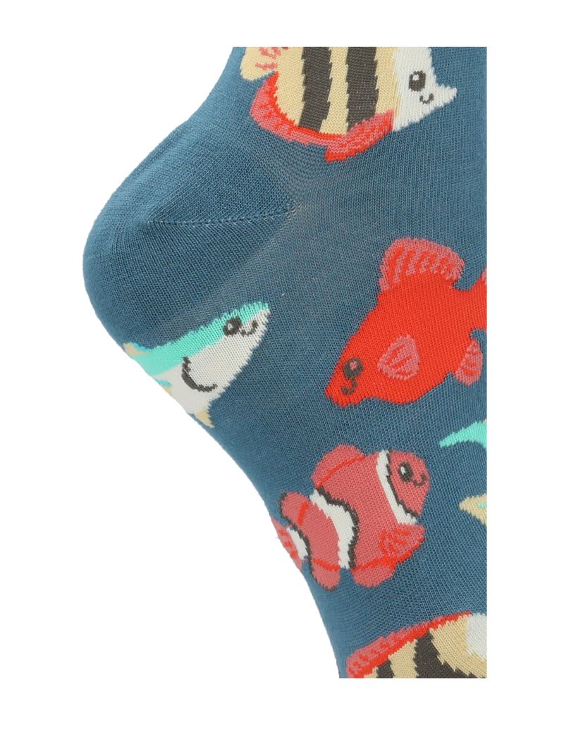 Calcetin-Bambu-Mujer-St-Fish-Azul-Rockford