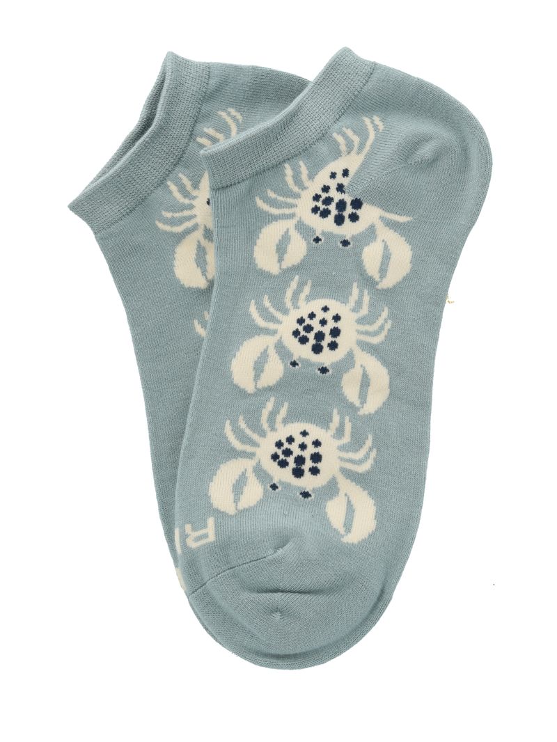 Calcetin-Bambu-Mujer-Ped-Crab-Turquesa-Rockford