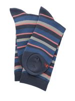 Calcetin-Bambu-Mujer-Lines-Azul-Rockford