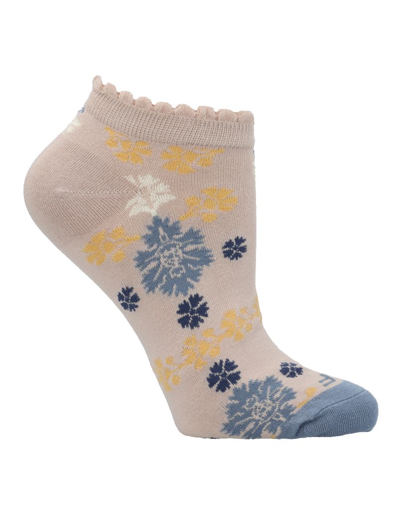 Calcetin-Bambu-Mujer-Pack-Ped-Flor-Multicolor-Rockford