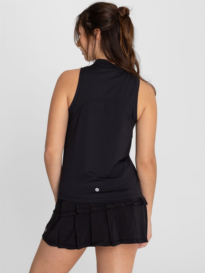 Polera-Mujer-Tank-Half-Zipper-Negra-Bsoul