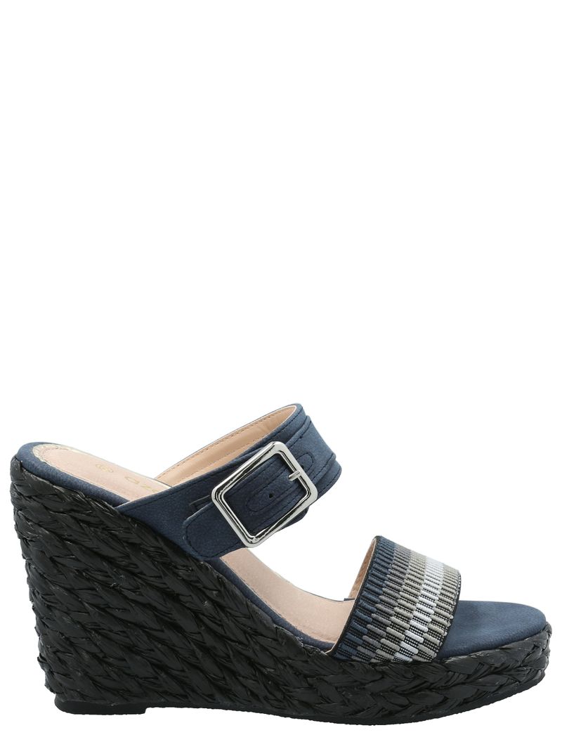 Sandalia Mujer Renzo Negro Azaleia