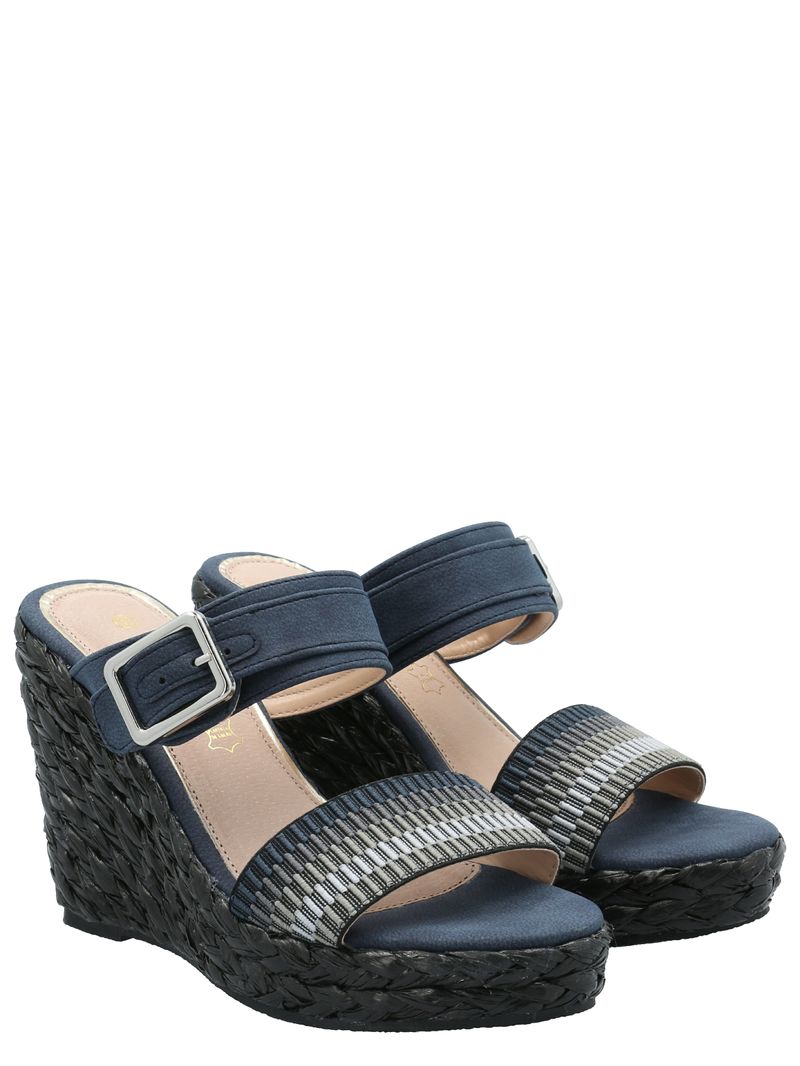 Sandalia Mujer Renzo Negro Azaleia